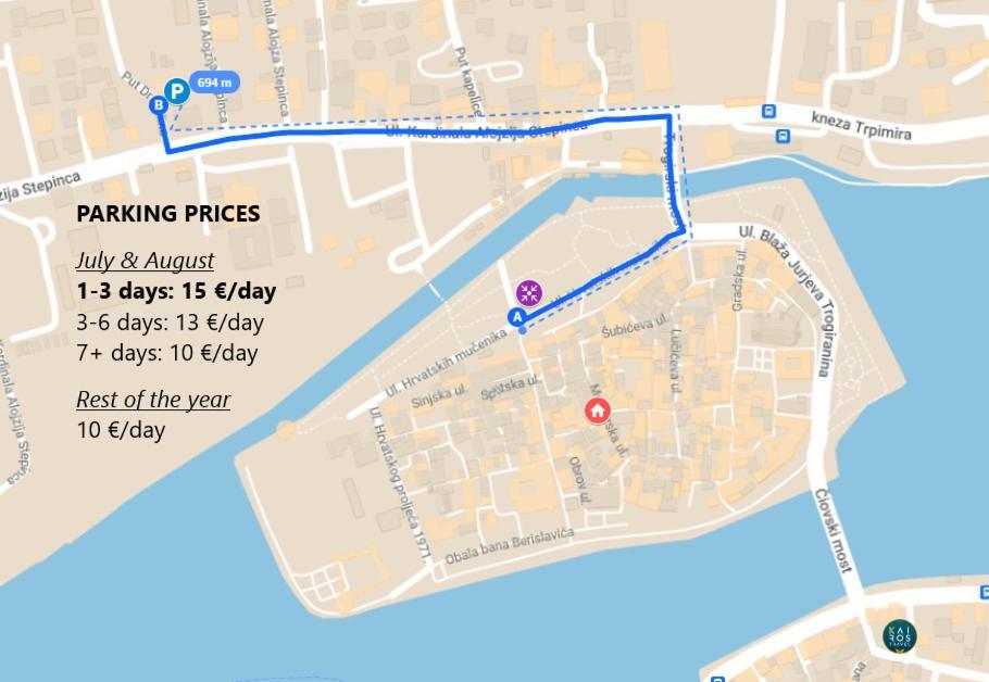 Top-Floor Apartment In Trogir Center Ngoại thất bức ảnh